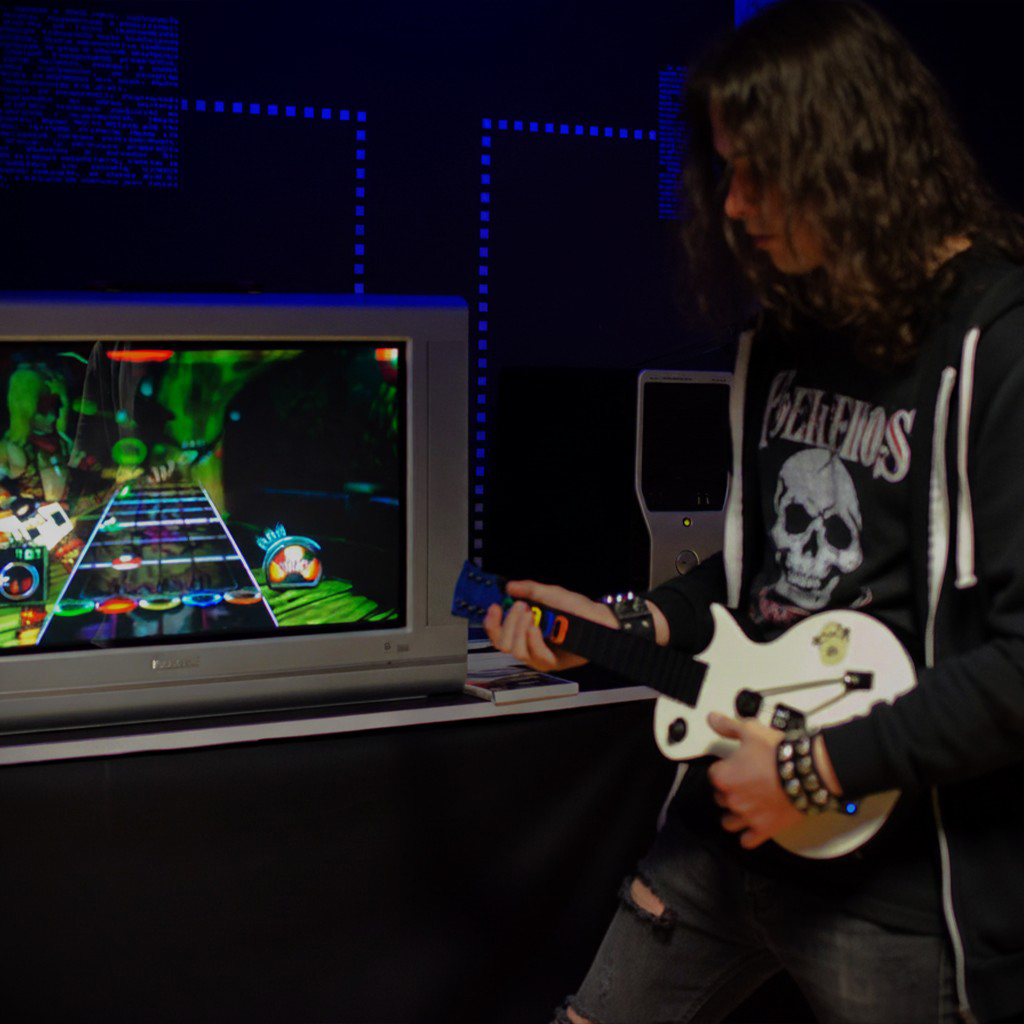 Muzeum gamingu, Guitar Hero, Nintendo wii