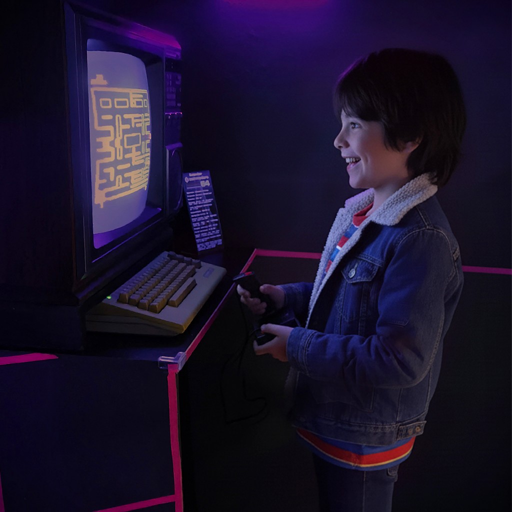 Muzeum gamingu, Retro, commodore 64, pac man